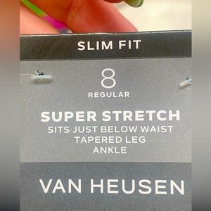 Ankle length stretch work slacks